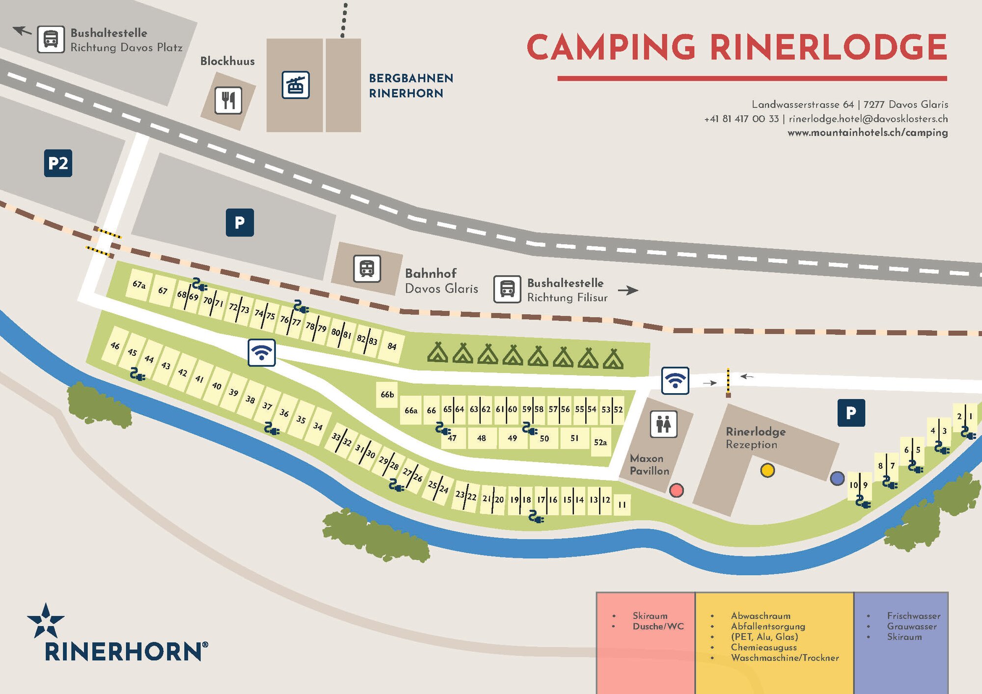 Campingübersichtskarte