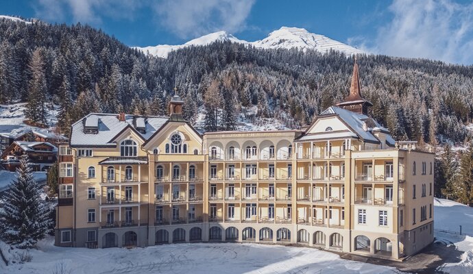 Aussenansicht kompletter Gebäudekomplex | © Davos Klosters Mountains 